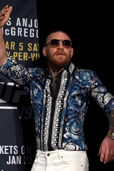 conor mcgregor shirt versace|It's no 'F.